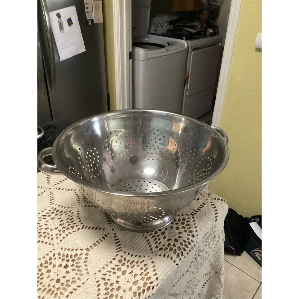 Very Large Commercial Stainless Steel Colander